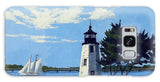 Goat Island Lighthouse Newport Rhode Island - Phone Case