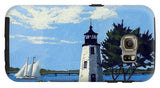 Goat Island Lighthouse Newport Rhode Island - Phone Case