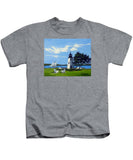 Goat Island Lighthouse Newport Rhode Island - Kids T-Shirt