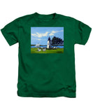 Goat Island Lighthouse Newport Rhode Island - Kids T-Shirt