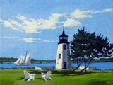 Goat Island Lighthouse Newport Rhode Island - Puzzle