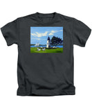 Goat Island Lighthouse Newport Rhode Island - Kids T-Shirt