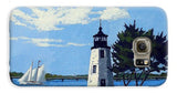 Goat Island Lighthouse Newport Rhode Island - Phone Case