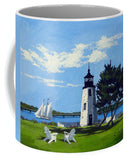 Goat Island Lighthouse Newport Rhode Island - Mug