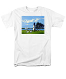 Goat Island Lighthouse Newport Rhode Island - Men's T-Shirt  (Regular Fit)