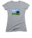 Goat Island Lighthouse Newport Rhode Island - Women's V-Neck