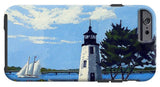 Goat Island Lighthouse Newport Rhode Island - Phone Case