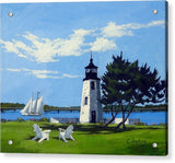 Goat Island Lighthouse Newport Rhode Island - Acrylic Print