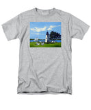 Goat Island Lighthouse Newport Rhode Island - Men's T-Shirt  (Regular Fit)