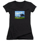 Goat Island Lighthouse Newport Rhode Island - Women's V-Neck
