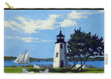 Goat Island Lighthouse Newport Rhode Island - Carry-All Pouch