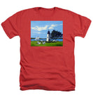 Goat Island Lighthouse Newport Rhode Island - Heathers T-Shirt