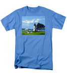 Goat Island Lighthouse Newport Rhode Island - Men's T-Shirt  (Regular Fit)