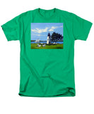 Goat Island Lighthouse Newport Rhode Island - Men's T-Shirt  (Regular Fit)