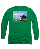 Goat Island Lighthouse Newport Rhode Island - Long Sleeve T-Shirt