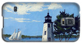 Goat Island Lighthouse Newport Rhode Island - Phone Case