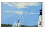 Goat Island Lighthouse Newport Rhode Island - Yoga Mat