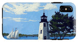 Goat Island Lighthouse Newport Rhode Island - Phone Case