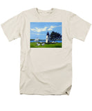 Goat Island Lighthouse Newport Rhode Island - Men's T-Shirt  (Regular Fit)