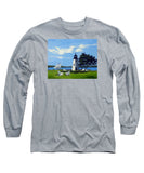 Goat Island Lighthouse Newport Rhode Island - Long Sleeve T-Shirt