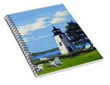 Goat Island Lighthouse Newport Rhode Island - Spiral Notebook