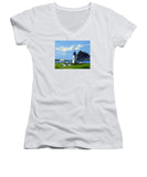Goat Island Lighthouse Newport Rhode Island - Women's V-Neck