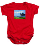 Goat Island Lighthouse Newport Rhode Island - Baby Onesie