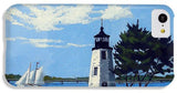 Goat Island Lighthouse Newport Rhode Island - Phone Case
