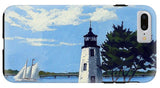 Goat Island Lighthouse Newport Rhode Island - Phone Case