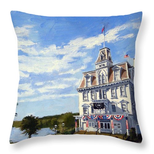 Goodspeed Opera House East Haddam Connecticut - Throw Pillow