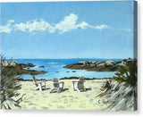 Gooseberry Beach Newport Rhode Island - Canvas Print