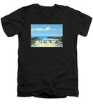 Gooseberry Beach Newport Rhode Island - Men's V-Neck T-Shirt