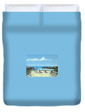 Gooseberry Beach Newport Rhode Island - Duvet Cover