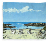 Gooseberry Beach Newport Rhode Island - Blanket