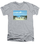 Gooseberry Beach Newport Rhode Island - Men's V-Neck T-Shirt
