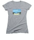 Gooseberry Beach Newport Rhode Island - Women's V-Neck