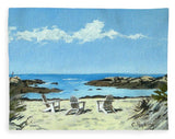 Gooseberry Beach Newport Rhode Island - Blanket