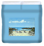 Gooseberry Beach Newport Rhode Island - Duvet Cover