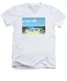 Gooseberry Beach Newport Rhode Island - Men's V-Neck T-Shirt