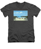 Gooseberry Beach Newport Rhode Island - Men's V-Neck T-Shirt