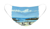 Gooseberry Beach Newport Rhode Island - Face Mask