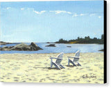 Gooseberry Beach Newport Rhode Island - Canvas Print