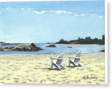 Gooseberry Beach Newport Rhode Island - Canvas Print