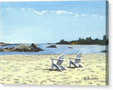 Gooseberry Beach Newport Rhode Island - Canvas Print