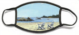 Gooseberry Beach Newport Rhode Island - Face Mask