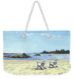 Gooseberry Beach Newport Rhode Island - Weekender Tote Bag