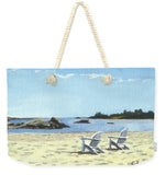 Gooseberry Beach Newport Rhode Island - Weekender Tote Bag