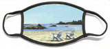 Gooseberry Beach Newport Rhode Island - Face Mask