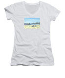 Gooseberry Beach Newport Rhode Island - Women's V-Neck