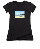 Gooseberry Beach Newport Rhode Island - Women's V-Neck